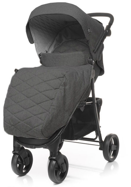 4Baby Rapid XXIII Graphite wózek do 22 kg z regulowaną rączką + Folia ...