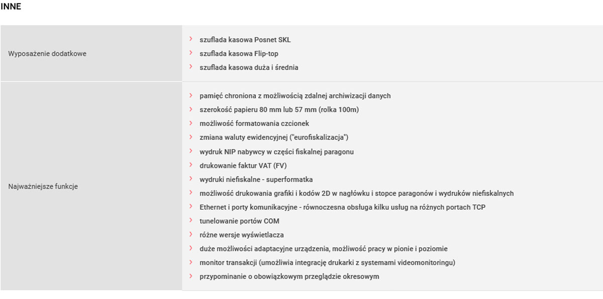 Drukarka fiskalna Thermal XL 2 ONLINE wersja standard