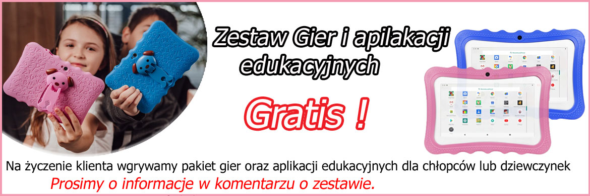Tablet Edukacyjny dla dzieci KidsTab 7.4 Niebieski z klawiaturą